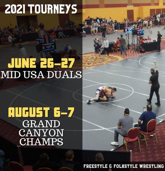 Upcoming tournaments